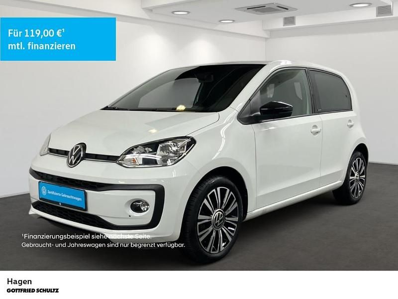 Weiß Gebraucht 2021 VW up! Active Kleinwagen | 10.950 € - Bild 1/4