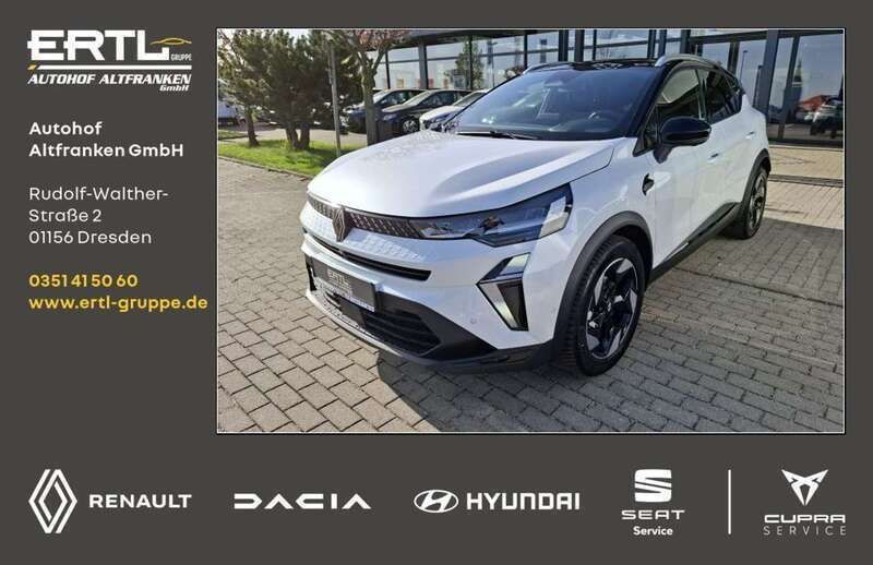 Perlmuttweiß metallic, black Neu 2025 Renault Captur Techno SUV | 28.080 € (Fairer Preis) - Bild 1/3