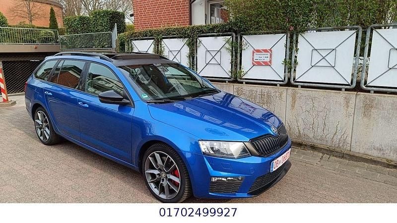 Gebraucht Skoda Octavia RS 184 PS (135 kW) 2014 Blau Kleinwagen