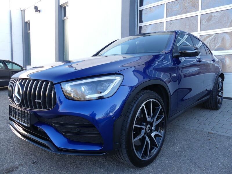 Blau Gebraucht 2019 Mercedes GLC43 AMG AMG Coupé | 53.900 € (Teuer) - Bild 1/4