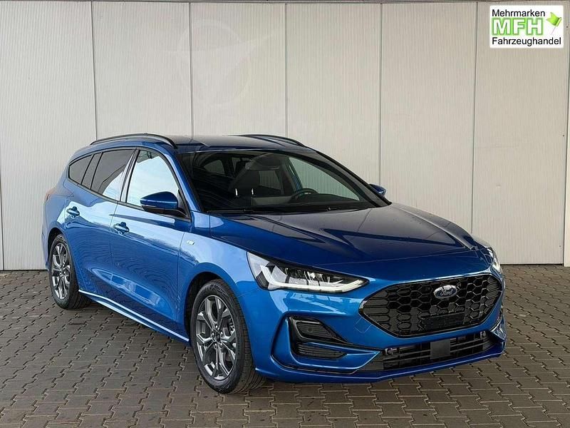 Neu Ford Focus ST-Line X 155 PS (114 kW) 2025 Desert island blue Kombi
