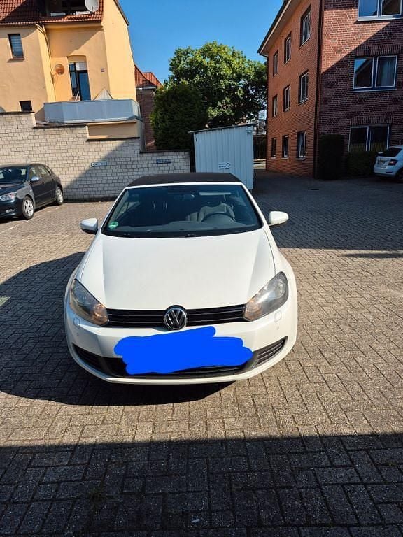 Weiß Gebraucht 2013 VW Golf Cabriolet Exclusive Cabrio | 6.700 € (Superpreis) - Bild 1/4
