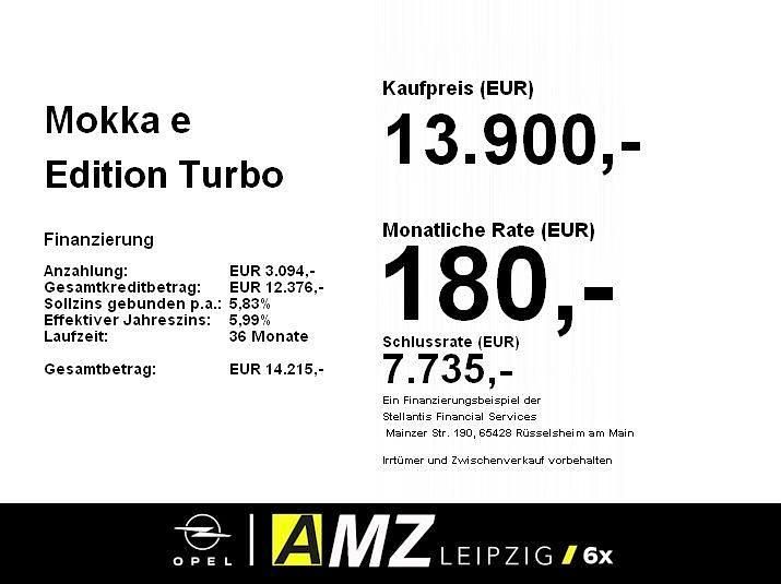 Gebraucht Opel Mokka-e Edition 100 kW (136 PS) 2022 Grün SUV