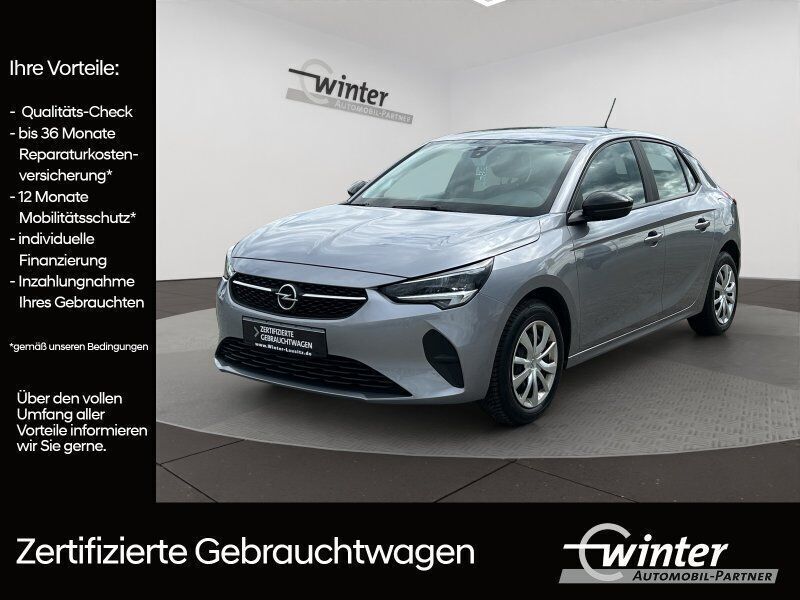 Grau Gebraucht 2021 Opel Corsa Edition Kleinwagen | 12.850 € (Fairer Preis) - Bild 1/4