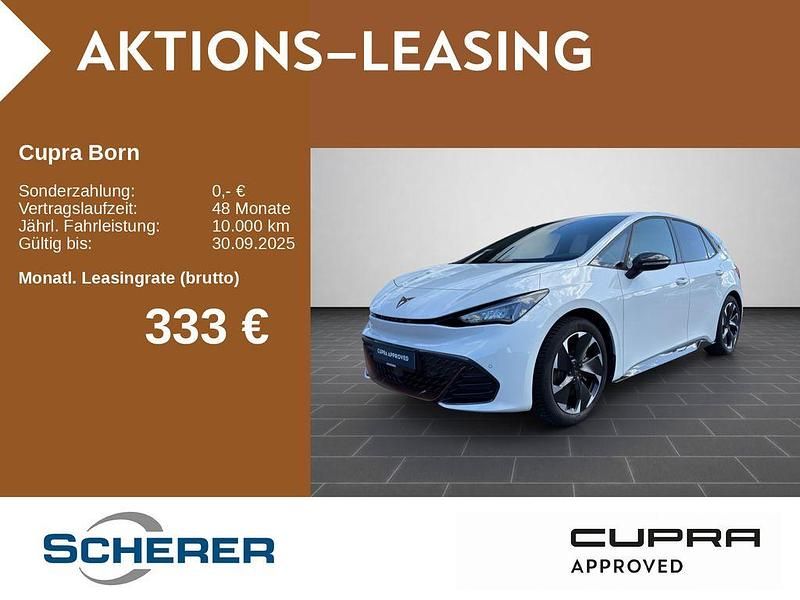 Eisweiß (metallic) Gebraucht 2024 Cupra Born e-Boost Kleinwagen | 30.490 € (Fairer Preis) - Bild 1/4