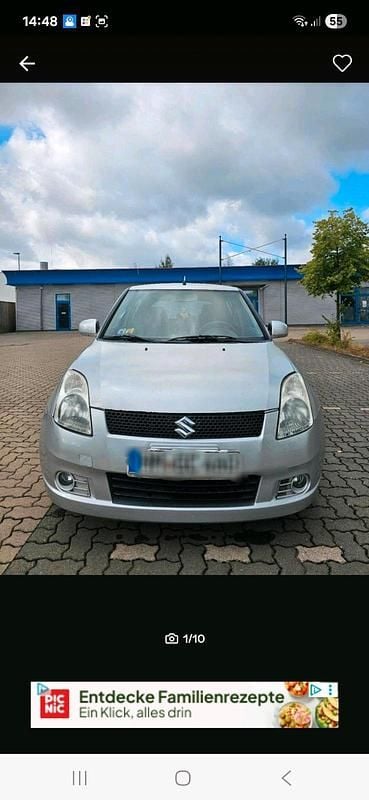 Silber Gebraucht 2007 Suzuki Swift Kleinwagen | 1.450 € - Bild 1/4