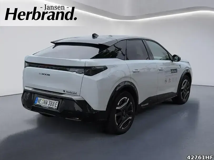 Gebraucht Peugeot e-3008 GTi 157 kW (214 PS) 2024 Weiss/typ aussenverkleidung me SUV