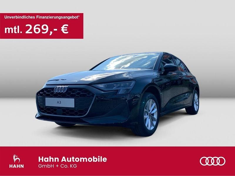 Schwarz Neu 2025 Audi A3 Sportback Ambiente Limousine | 29.906 € (Guter Preis) - Bild 1/3