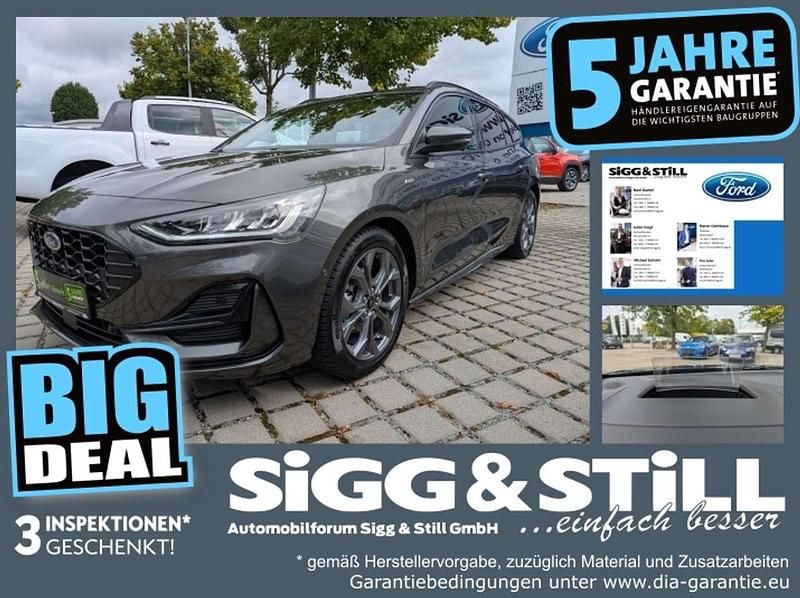 Magneticgrau (metallic) Gebraucht 2024 Ford Focus ST-Line Kombi | 23.750 € (Superpreis) - Bild 1/2