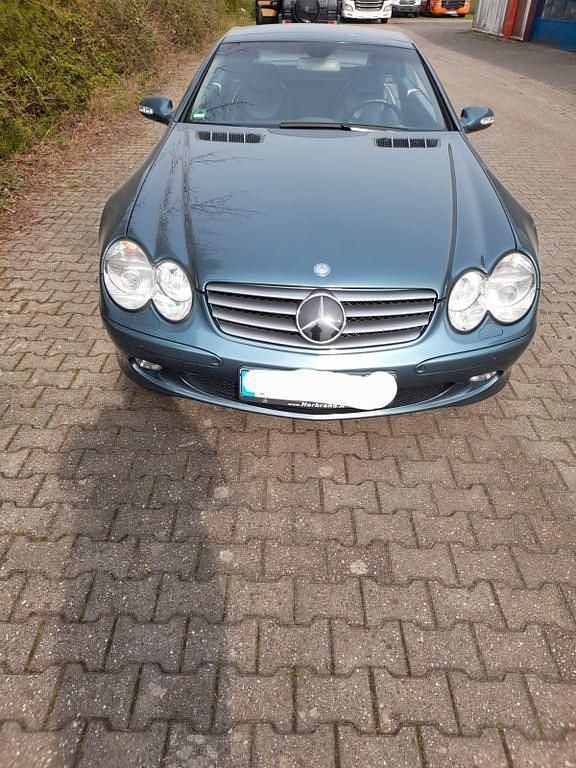 Gebraucht Mercedes SL500 306 PS (225 kW) 2002 Blau Cabrio