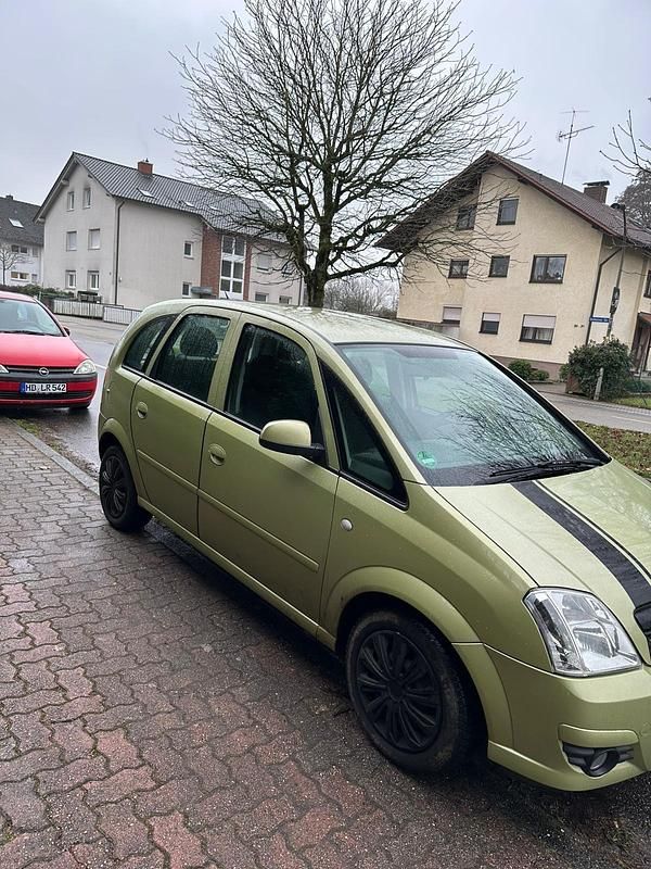 Gebraucht Opel Meriva 75 PS (55 kW) 2007 Grün Van / Kleinbus