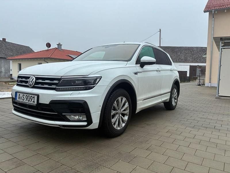 Weiß Gebraucht 2017 VW Tiguan R-line SUV | 23.999 € (Superpreis) - Bild 1/4