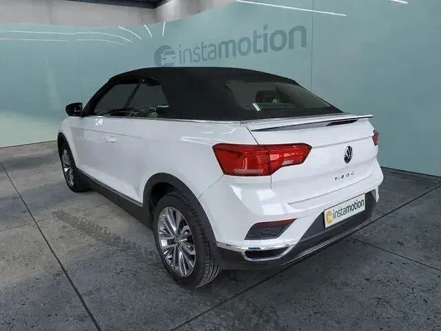 Gebraucht VW T-Roc Cabriolet Style 116 PS (85 kW) 2021 Weiß Cabrio