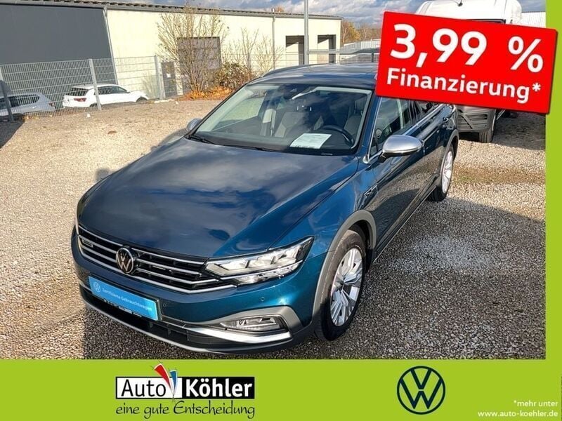 Aquamarinblau Gebraucht 2022 VW Passat Alltrack Kombi | 28.820 € (Superpreis) - Bild 1/4