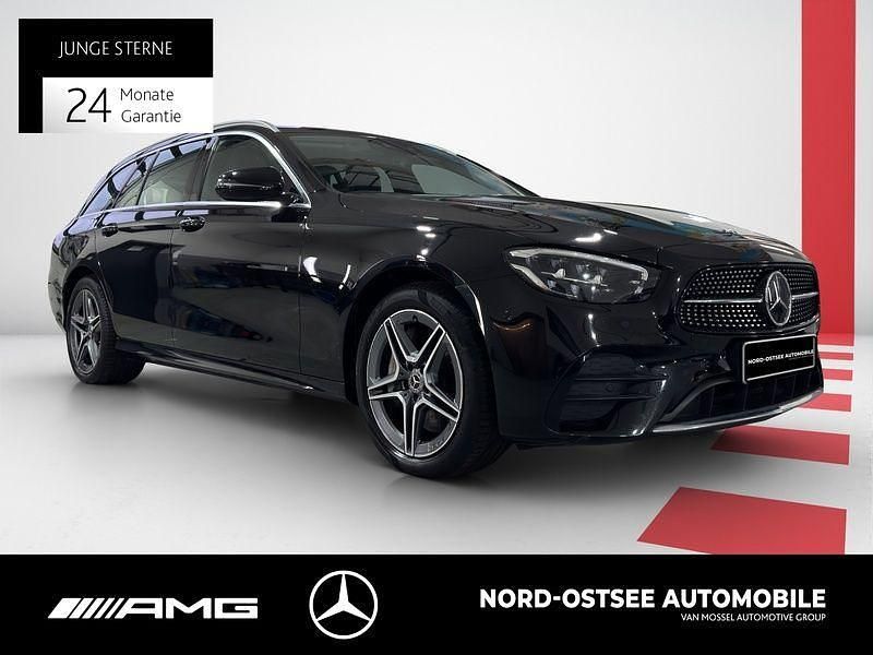 Gebraucht Mercedes E300 AMG 194 PS (142 kW) 2021 Metalliclack obsidianschwarz Kombi