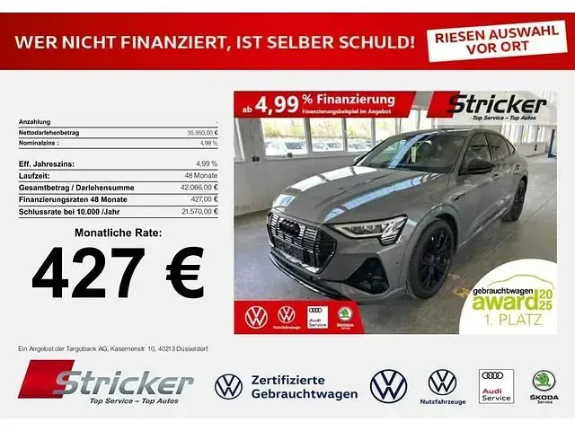 Second-hand Audi e-tron Black Edition 300 kW (408 CP) 2022 SUV