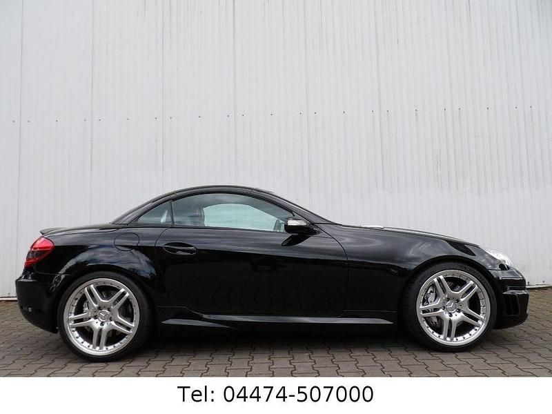 Schwarz Gebraucht 2005 Mercedes SLK55 AMG AMG Cabrio | 39.990 € (Teuer) - Bild 1/4