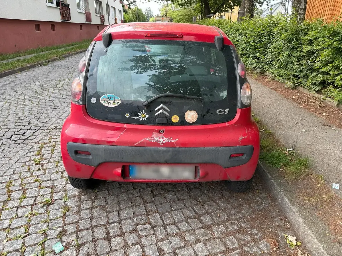 Gebraucht Citroën C1 Advance 85 PS (62 kW) 2008 Rot Kleinwagen