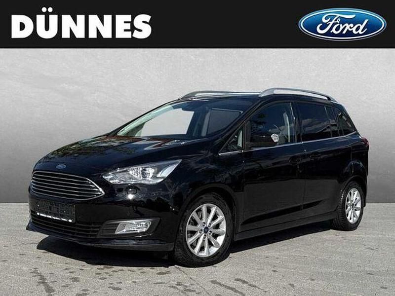 Schwarz (iridiumschwarz metallic) Gebraucht 2019 Ford Grand C-Max Titanium Van / Kleinbus | 12.500 € (Fairer Preis) - Bild 1/4