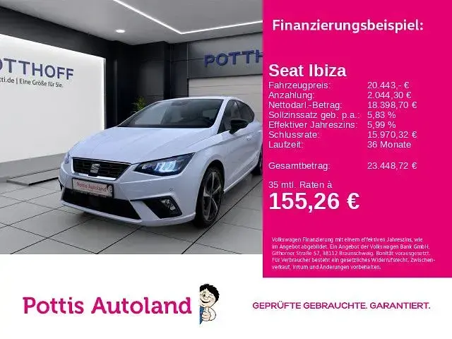 Gebraucht Seat Ibiza FR 116 PS (85 kW) 2025 Kleinwagen