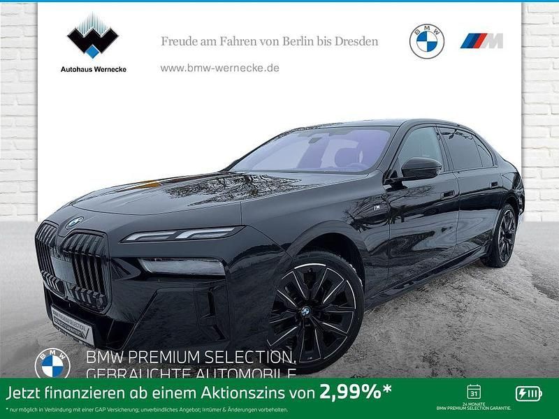 Gebraucht BMW i7 M Sport 400 kW (544 PS) 2024 Saphirschwarz Limousine