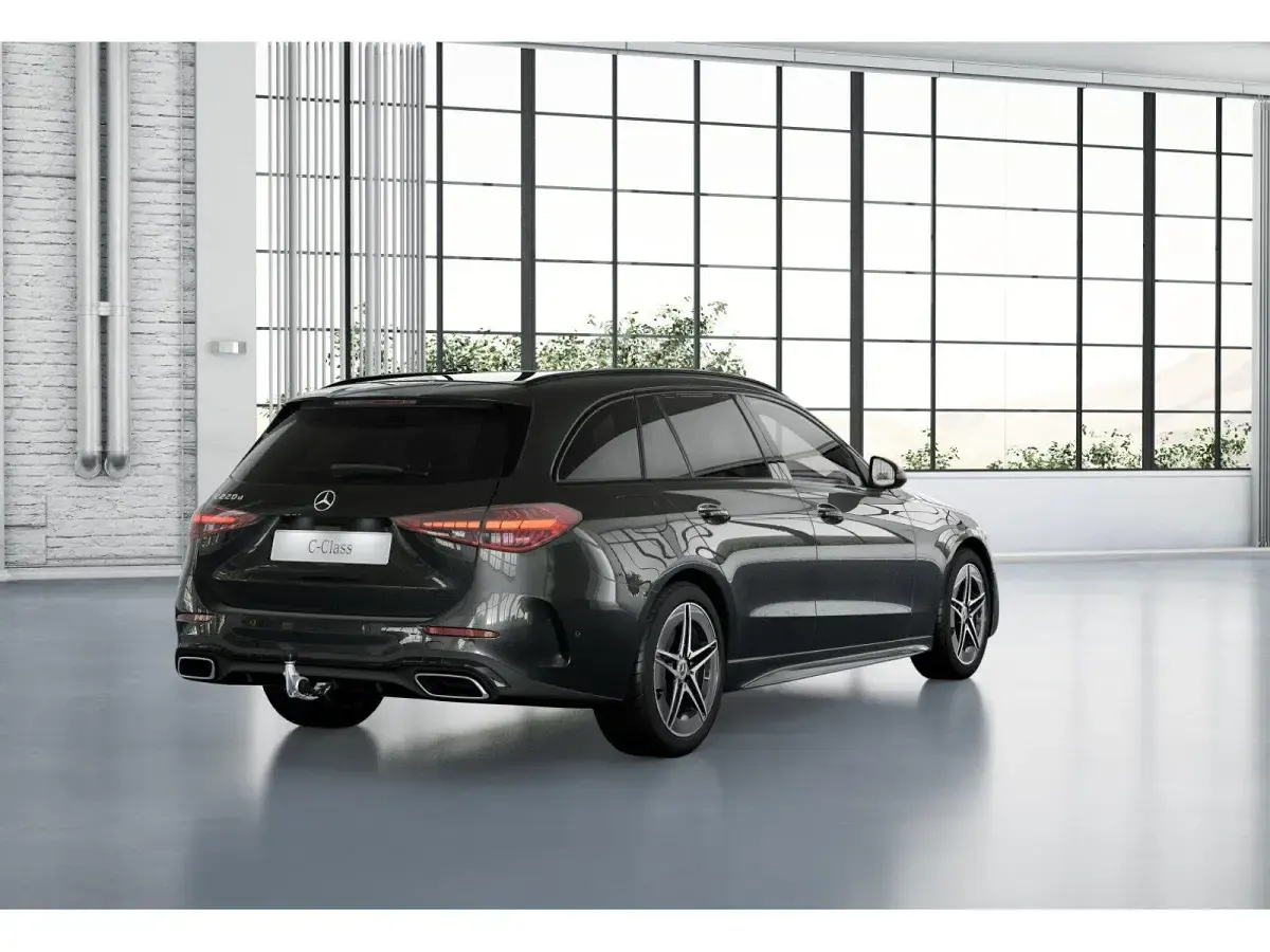Gebraucht Mercedes C220 AMG line 200 PS (147 kW) 2024 Metalliclack graphitgrau