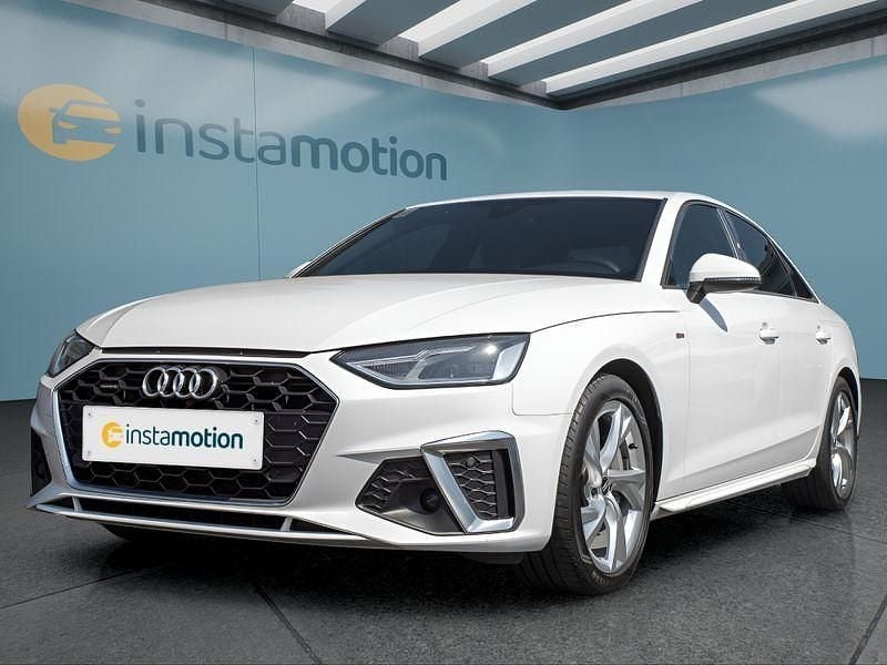 Weiß Gebraucht 2021 Audi A4 S-Line Limousine | 26.299 € (Guter Preis) - Bild 1/4