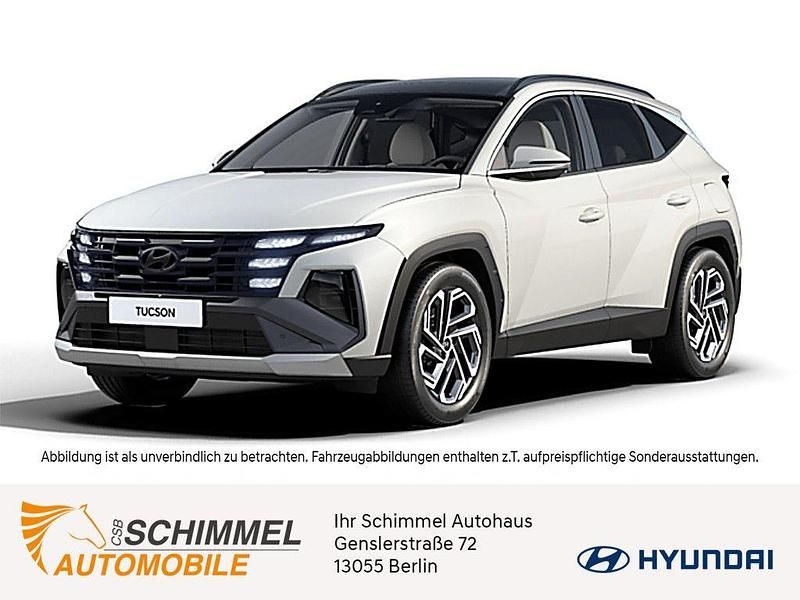 Atlas white Neu 2025 Hyundai Tucson Prime SUV | 40.725 € (Teuer) - Bild 1/4