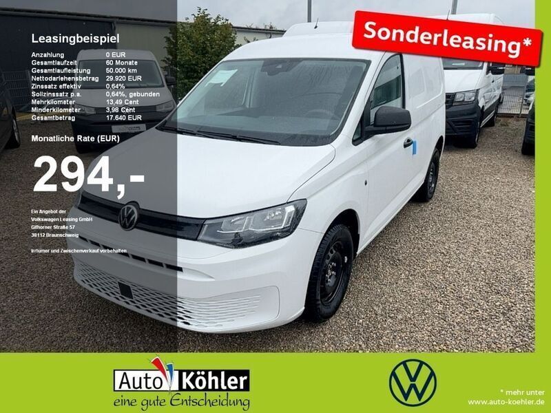 Candy weiß Neu 2024 VW Caddy Basis Van / Kleinbus | 29.920 € (Superpreis) - Bild 1/3