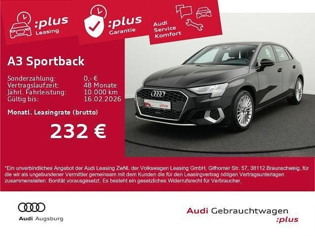 Schwarz Gebraucht 2024 Audi A3 Advanced Plus Limousine | 26.470 € (Superpreis) - Bild 1/4