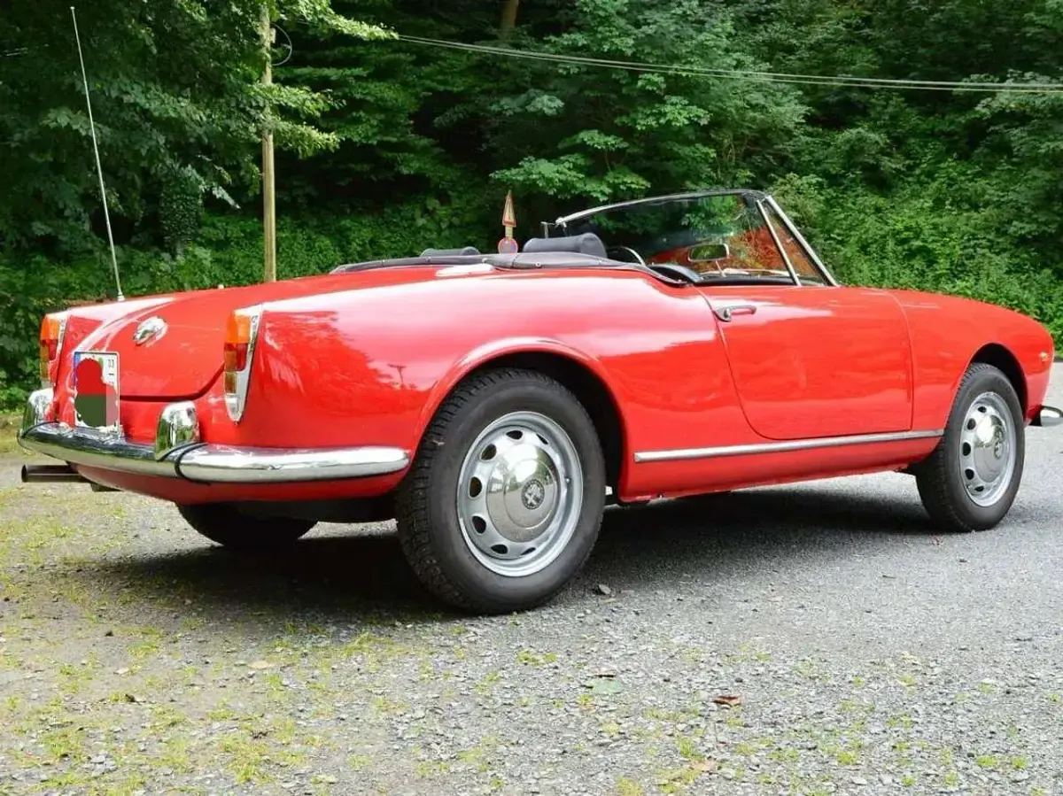 Gebraucht Alfa Romeo Giulietta Veloce 90 PS (66 kW) 1962 Rot Cabrio