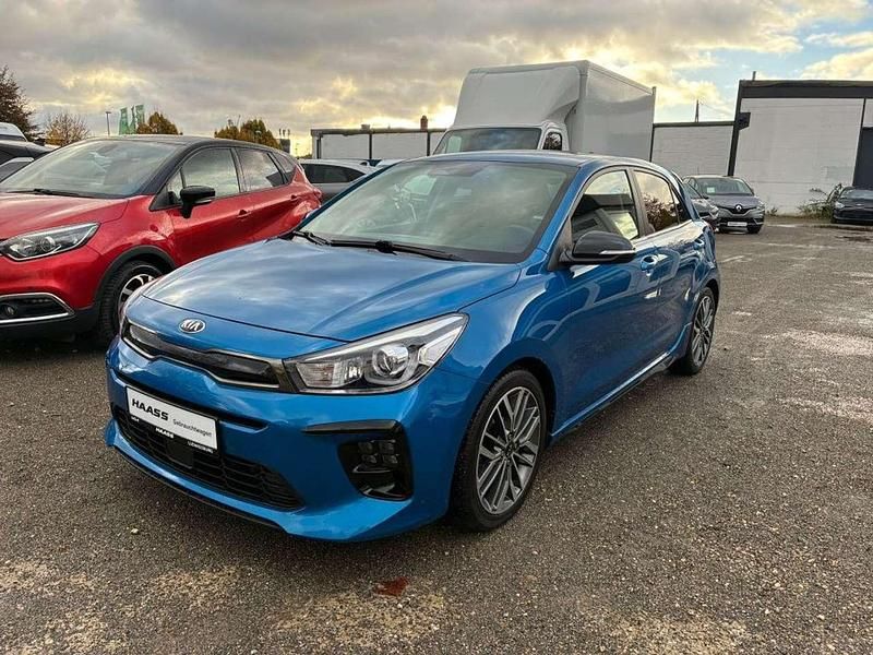 Blau Gebraucht 2021 Kia Rio GT-Line Kleinwagen | 17.990 € (Fairer Preis) - Bild 1/4