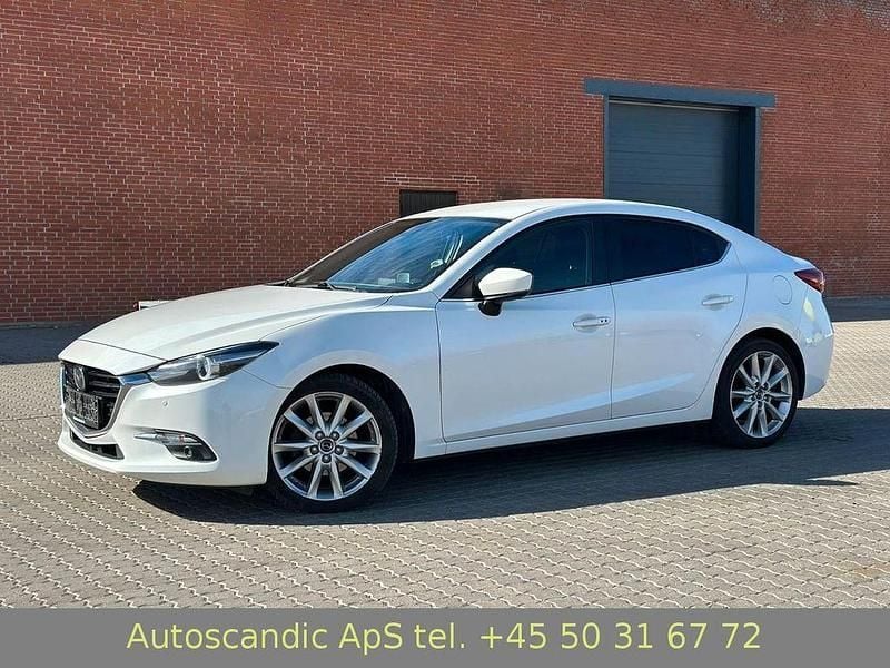 Gebraucht Mazda 3 Exclusive-Line 120 PS (88 kW) 2018 Weiß Limousine