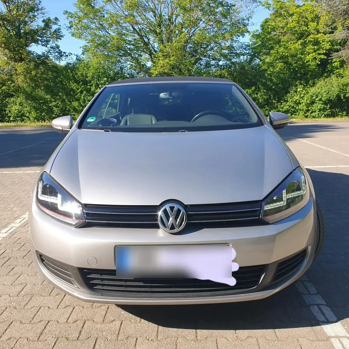 Gebraucht VW Golf Cabriolet 122 PS (89 kW) 2012 Silber Cabrio