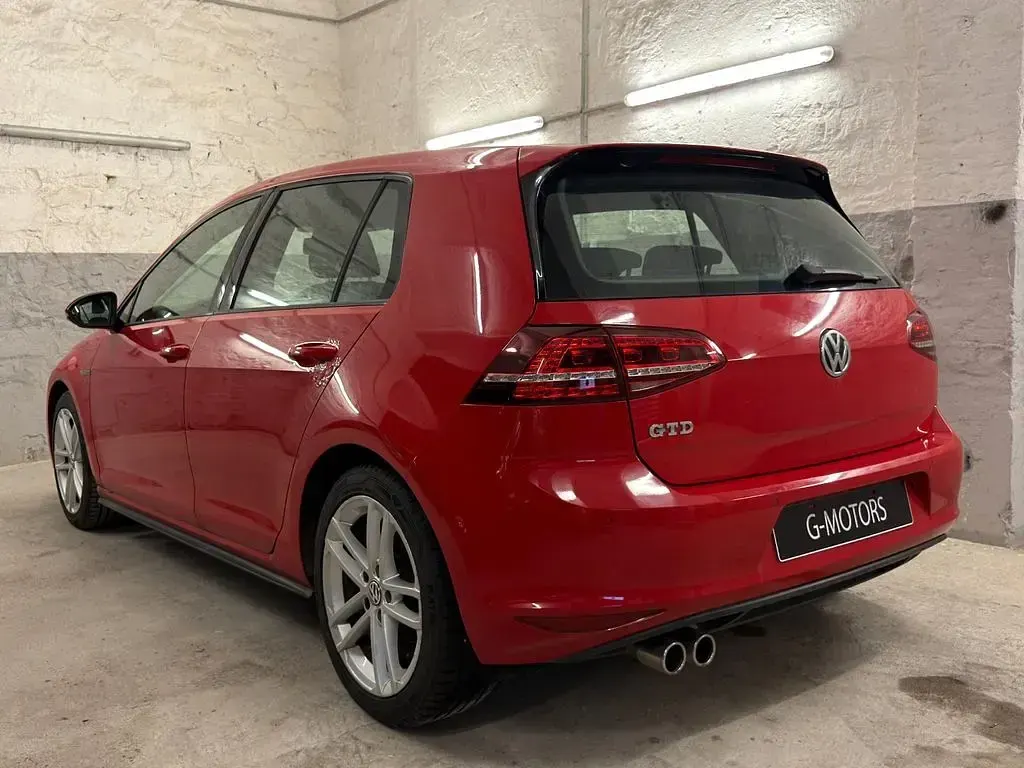 Gebraucht VW Golf VII GTD 184 PS (135 kW) 2013 Rot Limousine