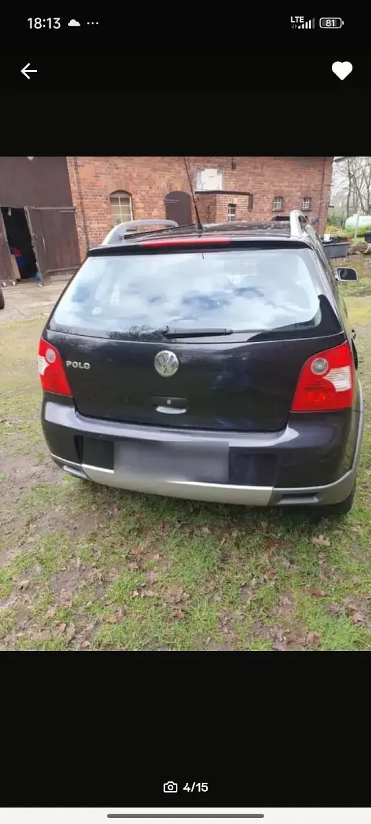 Używany VW Polo Cross 75 KM (55 kW) 2005 Czarny Hatchback
