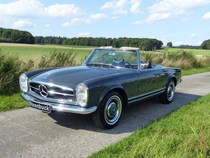 Graphitgrau (mb 190) Gebraucht 1965 Mercedes 230 Cabrio | 99.900 € - Bild 1/4