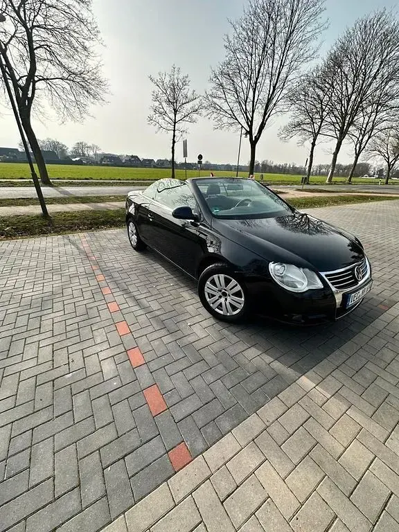 Usata VW Eos 116 CV (85 kW) 2007 Nero Cabrio