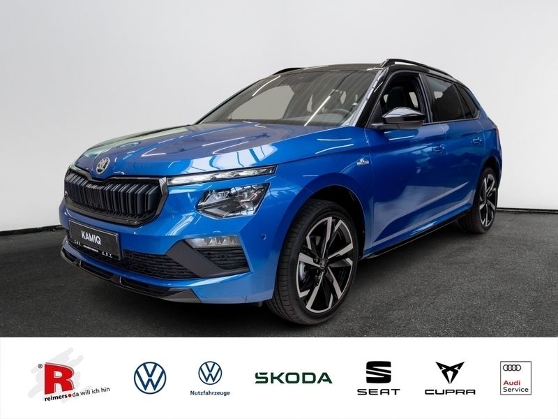 Raceblau metallic Neu 2025 Skoda Kamiq Monte Carlo SUV | 31.990 € (Fairer Preis) - Bild 1/4