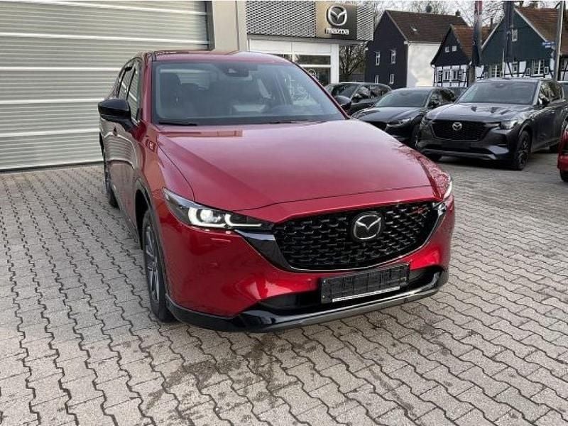 Soul red crystal m Gebraucht 2024 Mazda CX-5 Homura-Line SUV | 34.490 € (Superpreis) - Bild 1/4