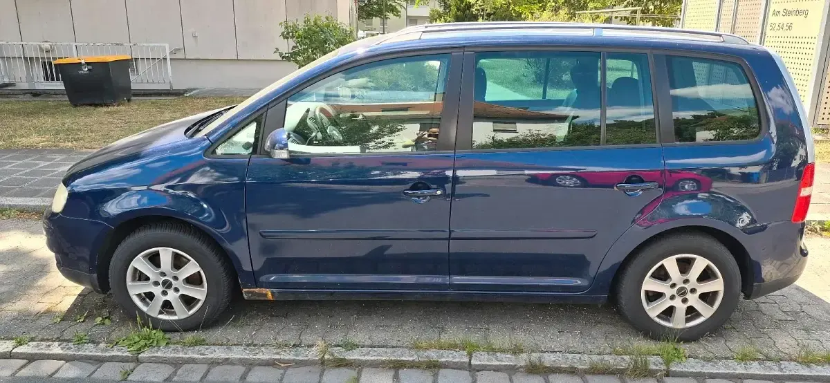 Gebraucht VW Touran 116 PS (85 kW) 2006 Blau Van / Kleinbus