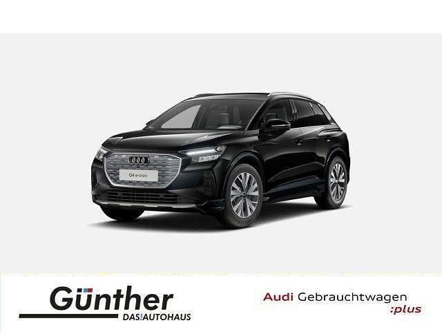 Mythosschwarz metallic Gebraucht 2025 Audi Q4 e-tron Ambiente SUV | 47.464 € (Superpreis) - Bild 1/4