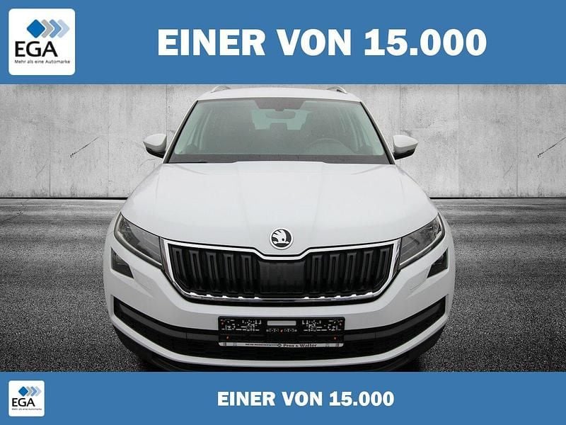Weiß metallic Gebraucht 2020 Skoda Kodiaq Style SUV | 24.370 € (Fairer Preis) - Bild 1/1