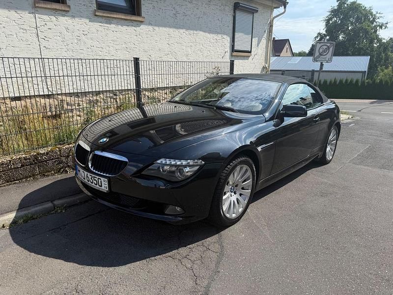 Schwarz Gebraucht 2009 BMW 635 Cabriolet Sport Line Cabrio | 20.500 € (Teuer) - Bild 1/4