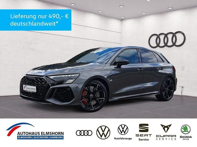 Daytonagrau perleffekt Gebraucht 2024 Audi RS3 Sport Limousine | 66.750 € (Teuer) - Bild 1/3