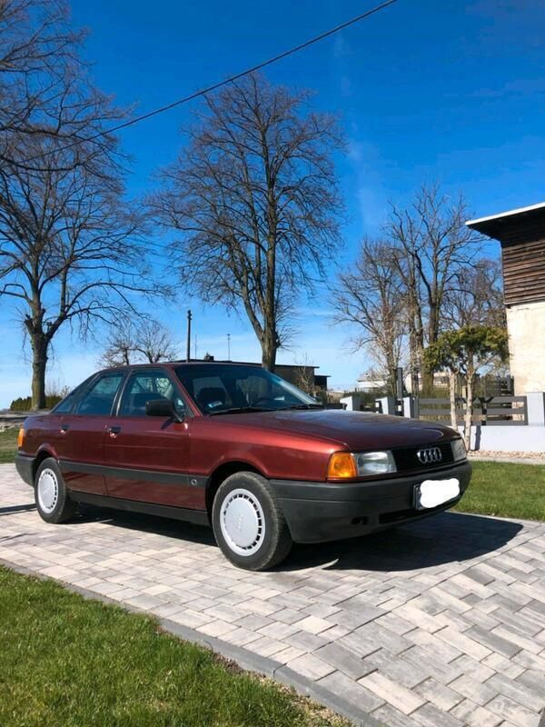 Rot Gebraucht 1991 Audi 80 Limousine | 4.200 € - Bild 1/4