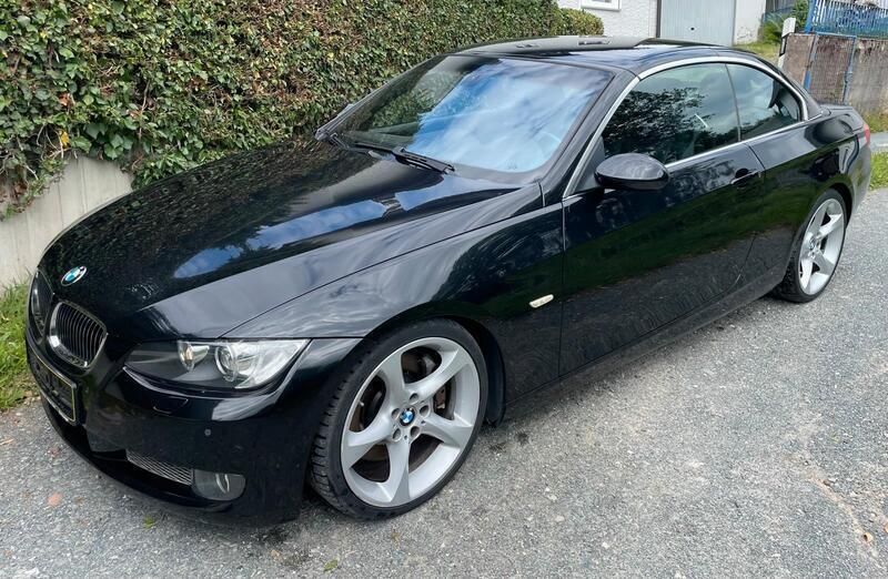 Schwarz Gebraucht 2007 BMW 335 Cabriolet Cabrio | 18.000 € (Fairer Preis) - Bild 1/4