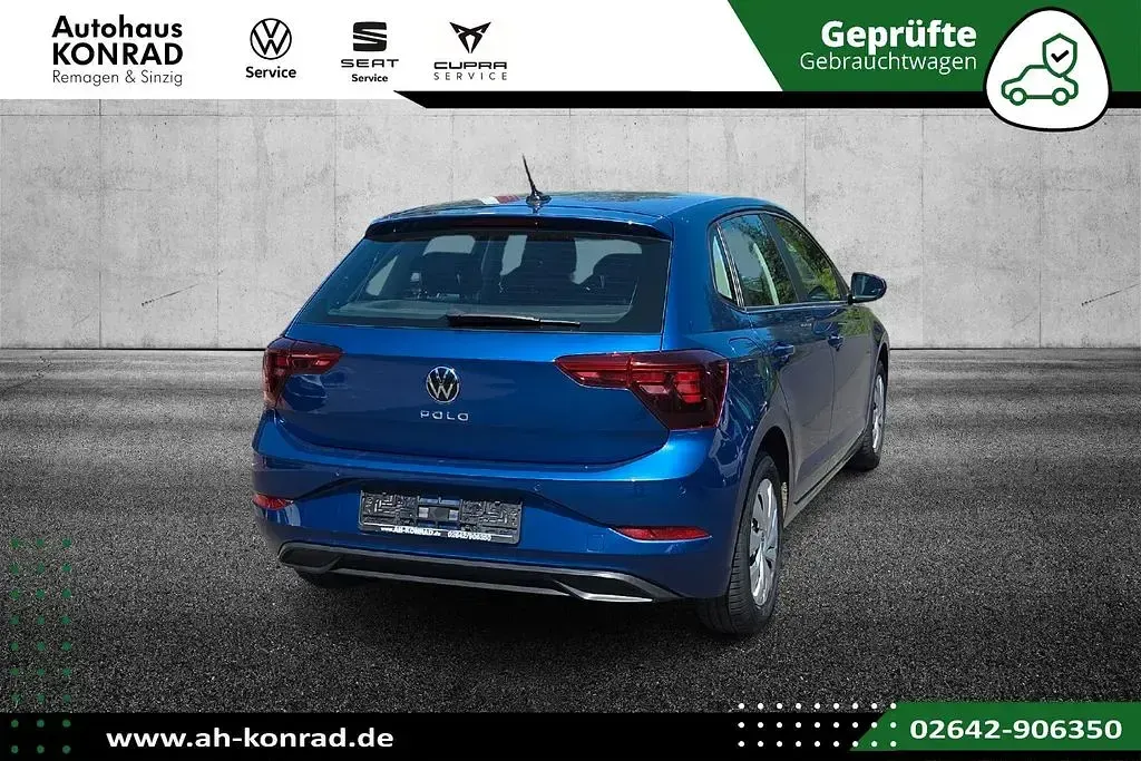 Gebraucht VW Polo Basis 80 PS (58 kW) 2022 Blau Kleinwagen