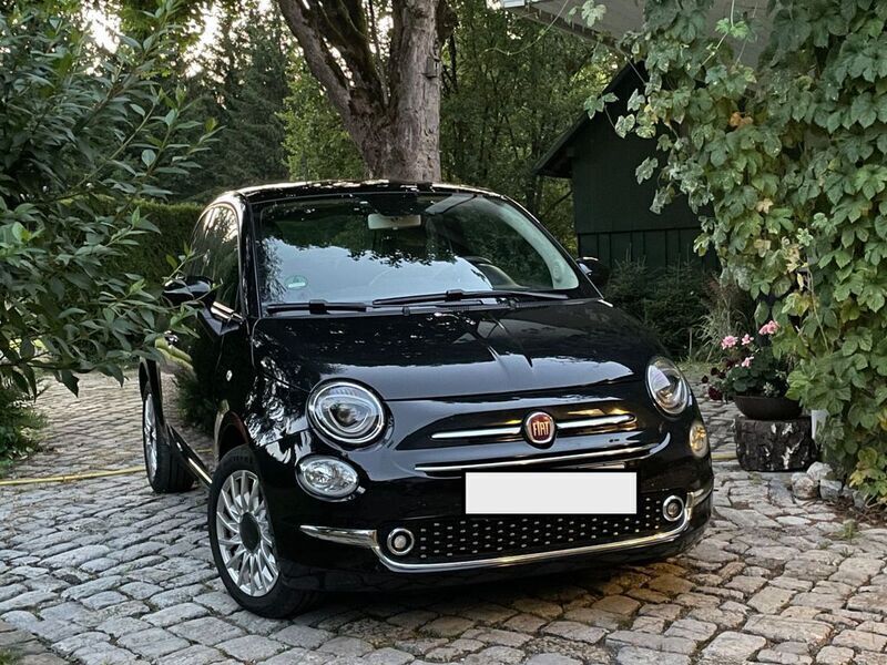 Schwarz Gebraucht 2018 Fiat 500 Lounge Limousine | 7.900 € (Fairer Preis) - Bild 1/4