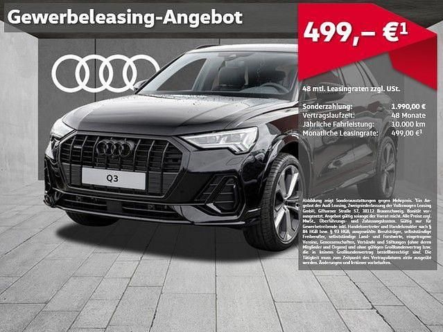 Mythosschwarz metallic Neu 2025 Audi Q3 S-Line SUV | 52.290 € (Fairer Preis) - Bild 1/4